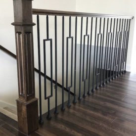 banister railing detail