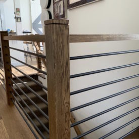 banister railing detail