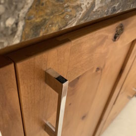 detail of cabinet handle